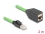 Delock RJ45 Network Extension Cable Cat.6A plug to jack SF/UTP suitable for drag chains PUR (TPU) 2 m green