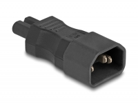 Delock Power Adapter IEC 60320 - C14 to C7, male / female, 2.5 A, straight