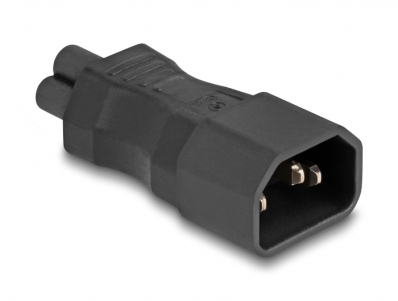 Delock Power Adapter IEC 60320 - C14 to C5, male / female, 2.5 A, straight