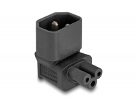 Delock Power Adapter IEC 60320 - C14 to C5, male / female, 2.5 A, 90° angled