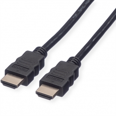 ROLINE RM HDMI High Speed Cable + Ethernet, M/M, black, 5 m