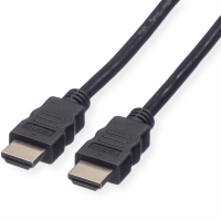 ROLINE RM HDMI High Speed Cable + Ethernet, M/M, black, 3 m