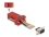 Delock D-Sub 9 pin male to RJ45 female Assembly Kit red