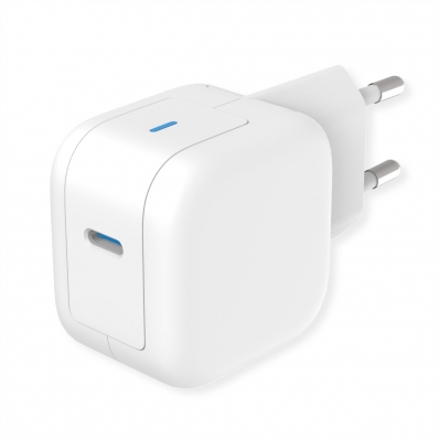 ROLINE USB Wall Charger, 1-Port, Type C, GaN, 20W