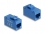 Delock Keystone Module RJ45 jack to RJ45 jack Cat.6A UTP blue