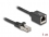 Delock Network Extension Cable RJ45 plug to RJ45 jack Cat.6A S/FTP 1 m black