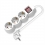 VALUE Power Strip, 3-way, with illuminated Switch, white, 3 m