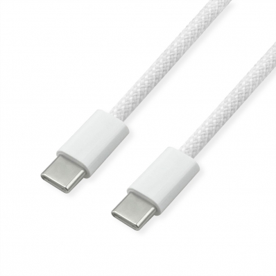 VALUE Cable USB 2.0, C–C, M/M, 60W, white, 3 m