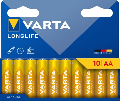 Varta Batterie LONGLIFE AA NEU 10St.