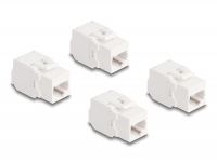 Delock Keystone Module RJ45 jack Cat.6A UTP 4 pieces