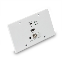 LINDY HDMI & TypeC HDBT EU WallPlate KVM Extender 150m