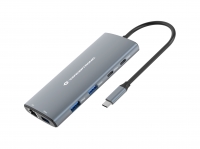 CONCEPTRONIC 10-in-1 Dock USB-C-> HDMI,2xUSB-C,3xUSB-A,SD sw