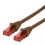 ROLINE UTP Cable Cat.6 Component Level, LSOH, brown, 3 m