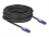 Delock RJ45 Network Cable Cat.6 UTP with 180° angled plugs black 10 m