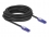 Delock RJ45 Network Cable Cat.6 UTP with 180° angled plugs black 7.5 m