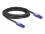 Delock RJ45 Network Cable Cat.6 UTP with 180° angled plugs black 3 m