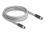 Delock M12 Cable L-coded 5 pin male to female PUR suitable for drag chains 2 m grey