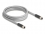 Delock M12 Cable L-coded 5 pin male to male PUR suitable for drag chains 2 m grey