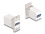 Delock Panel Mount Keystone Module coupler USB 5 Gbps Type-A female to USB Type-A female conical