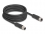 Delock M12 Cable L-coded 4 pin male to female PUR suitable for drag chains 5 m black