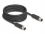 Delock M12 Cable L-coded 4 pin male to male PUR suitable for drag chains 5 m black