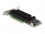 Delock PCI Express x8 Card to 2 x internal NVMe M.2 Key M with RAID - Low Profile Form Factor