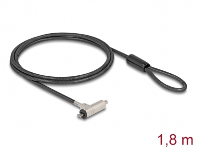 Navilock Laptop Security Cable with Key Lock for HP Nano slot 1.80 m black