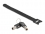 Navilock Laptop Security Cable with Key Lock for standard Kensington slot - short locking head