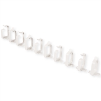 ROLINE Cable management bracket, 44x60mm grey 10 pieces