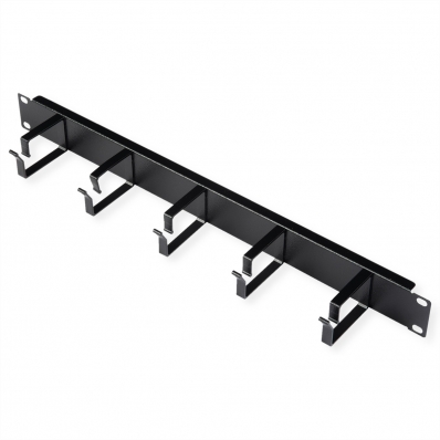 ROLINE 19-inch patch panel 1U grey, 40x60mm black