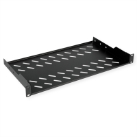 ROLINE 19-inch shelf 1 U, 250 T 15 kg black