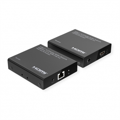 ROLINE HDMI Extender and Splitter, 1x2, via Cat6A, 70m, 4K60Hz