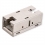 ROLINE RJ-45 Modular Coupler, Cat. 6A (Class EA), shielded, metal housing, silver