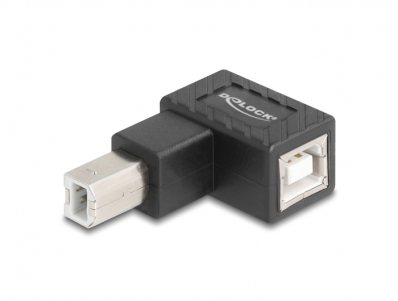 Delock USB 2.0 Adapter USB Type-B male to USB Type-B female 90° angled upwards