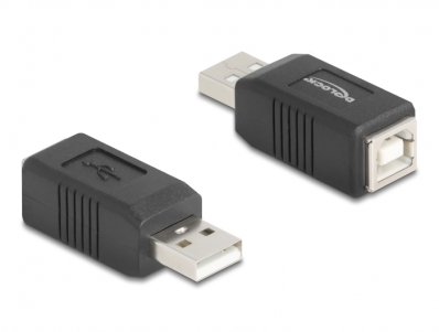 Delock USB 2.0 Adapter USB Type-A male to USB Type-B female