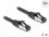 Delock RJ45 Network Cable Cat.8.1 S/FTP 2 m up to 40 Gbps black