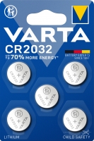 Varta Batterie Knopfzelle CR2032 3V 220mAh Lithium Blis.5St.