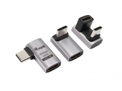 Equip Adapter USB 4.0 -> USB-C 40Gbps, 240W PD, 3er-Pack gr