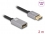 Delock DisplayPort extension cable 8K 60 Hz 2 m grey metal without latch