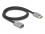 Delock DisplayPort extension cable 8K 60 Hz 1 m grey metal without latch