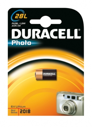 Duracell Batterie Photo Lithium 28L (2CR11108) 1St.