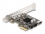 Delock PCI Express x1 Card to 1 x internal USB 5 Gbps Type-E Key A and 1 x 19 pin USB pin header male - Low Profile Form Factor