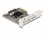 Delock PCI Express x1 Card to 1 x internal USB 5 Gbps Type-E Key A and 1 x 19 pin USB pin header male - Low Profile Form Factor