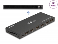 Delock HDMI Switch 5 x HDMI in to 1 x HDMI out 8K 60 Hz