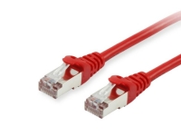 Equip Patchkabel Cat6A S/FTP 2xRJ45 25.00m rot