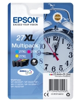 Patrone Epson 27 3er-Pack Tricolor XL T2715