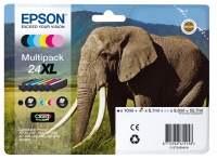 Patrone Epson 24 6er-Pack black + color XL T2438