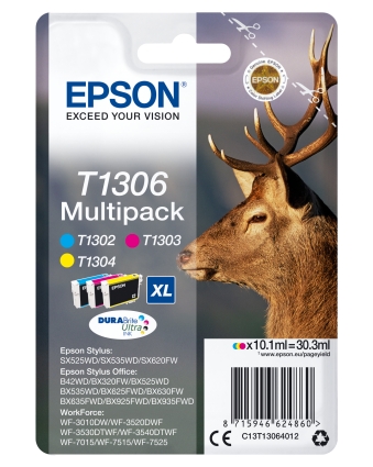 Patrone Epson T1306 Tricolor XL T1306