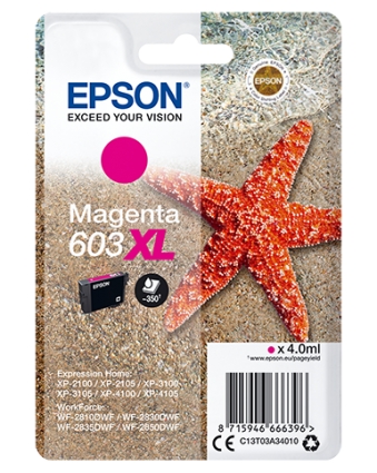 Patrone Epson 603 magenta XL T03A3