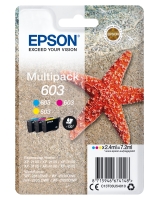 Patrone Epson 603 3er-Pack Tricolor T03U5